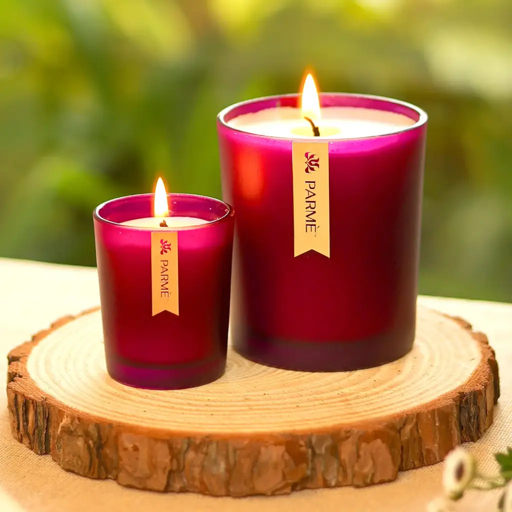 Patchouli Romance Soy Wax Luxury Candles - Glass Jar
